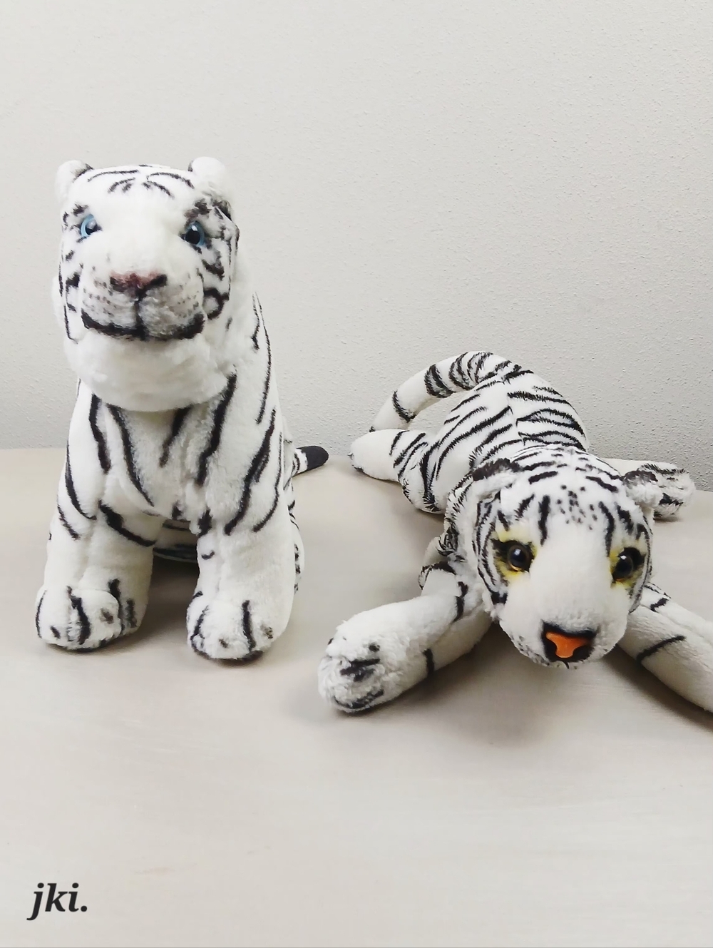 2/Lot White Tiger Plush Toy - Soft Stuffed Animal for Kids